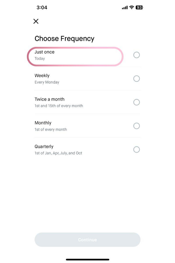 robinhood direct deposit frequency